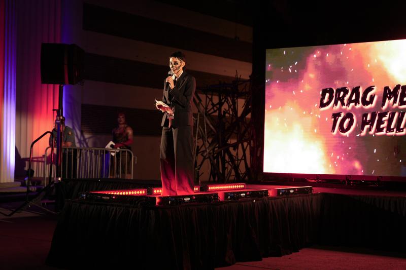 Quetzal Arevalo delivers opening remarks